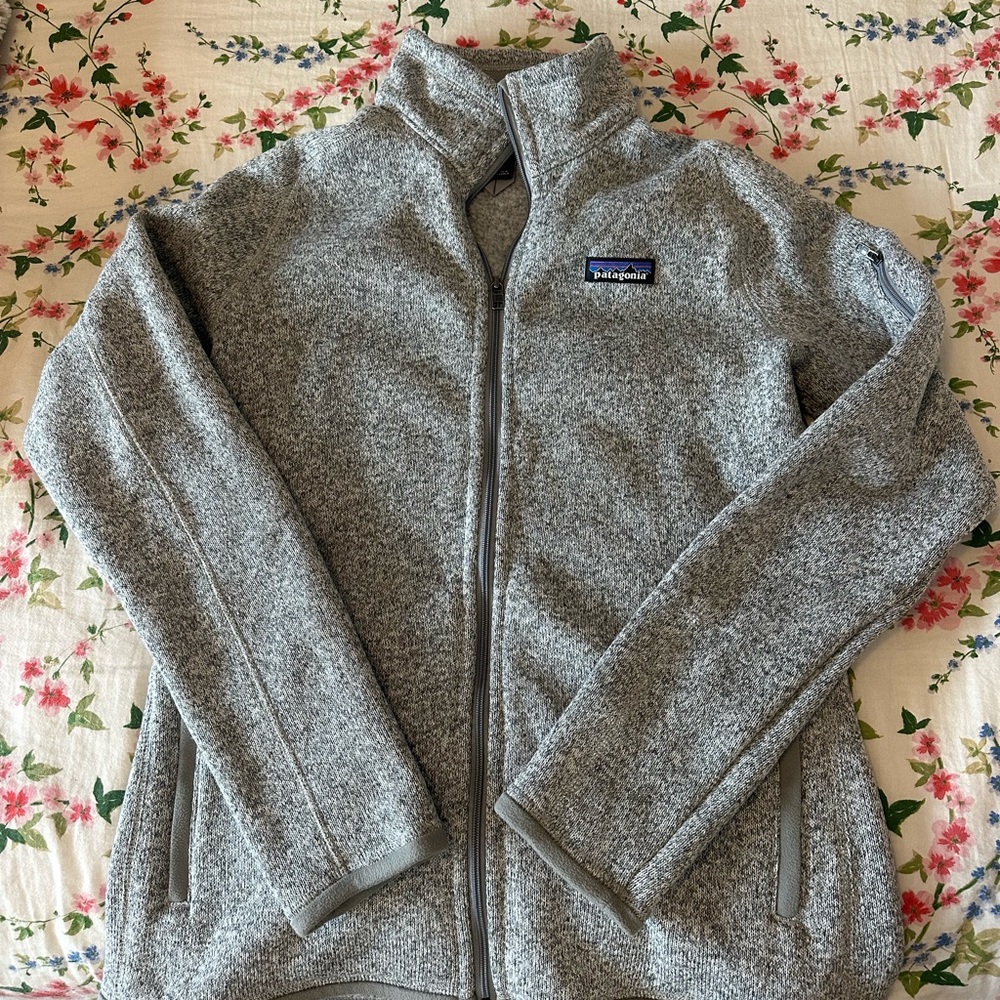 Patagonia Heather Gray Knit Sweater